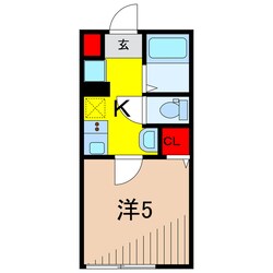 MELDIA北綾瀬Vの物件間取画像